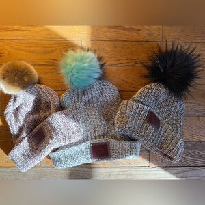 Love Your Melon Set with Pom Poms